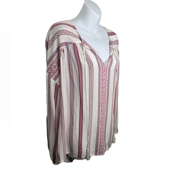 NWT Katherine Barclay Long Sleeve Boho Flowy Top Size Small - Picture 2 of 11